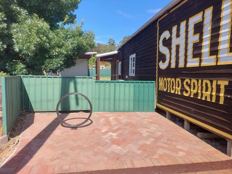 Bike rack installed south of Witchcliffe Hall