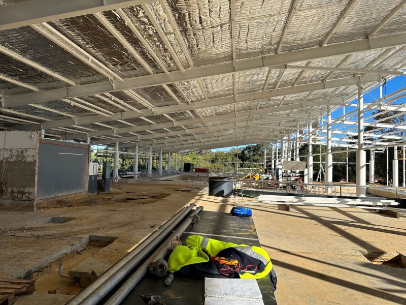 Pool Hall Roof Covering
